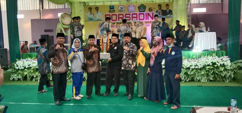 FKDT Garut Berhasil Gelar Porsadin di Masa Pandemi, Kecamatan Kersamanah Raih Juara Umum Kesatu