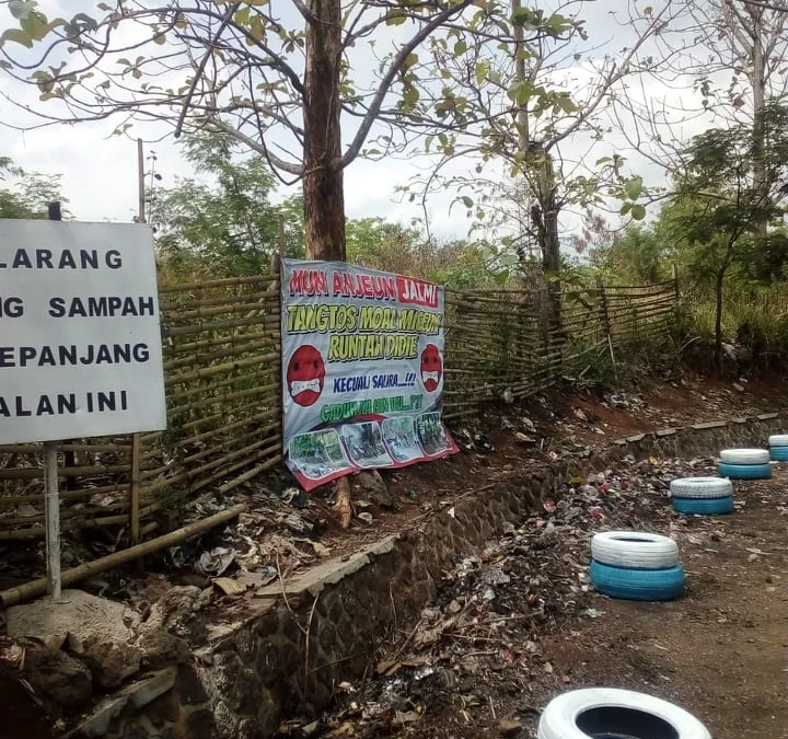 Pemdes Cibatu Ubah TPS Liar Jadi Taman