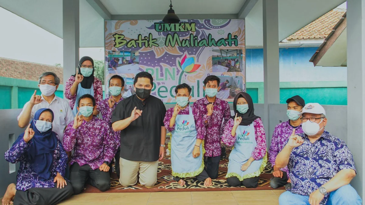 Erick Thohir Apresiasi Pemberdayaan Ratusan Anak Penyandang Disabilitas Binaan PLN di Bandung