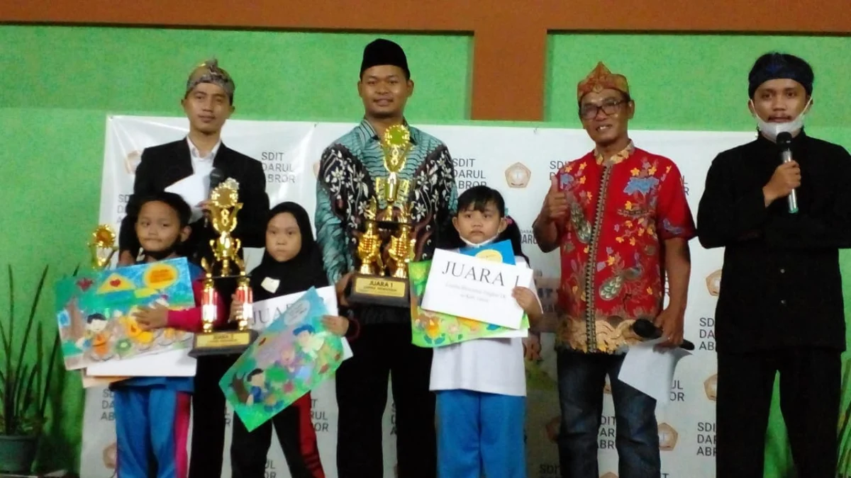 Dibuka Wabup Garut, SDIT Darul Abror Gelar Lomba Mewarnai Tingkat Kabupaten