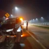 Laka Lantas Perdana di Tol Cisumdawu, Kendaraan ini Tabrak Pembatas Jalan