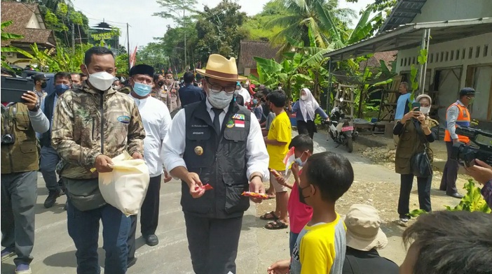 Ridwan Kamil Ditanya Soal Nyapres Ketika Kunjungan ke Pangandaran, Begini Katanya