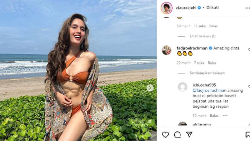 Fadjroel Rachman Disemprot Netizen Karena Komentari Foto Cinta Laura Pakai Bikini