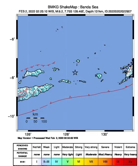 Gempa Bumi Guncang Indonesia Dini Hari Tadi, Jawa Barat Terbanyak