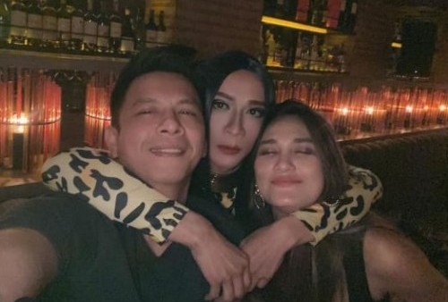 Ariel Noah dan Luna Maya Dirangkul Berbarengan Aming