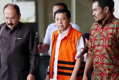 Setnov Ribut dengan Nurhadi di Lapas Sukamiskin