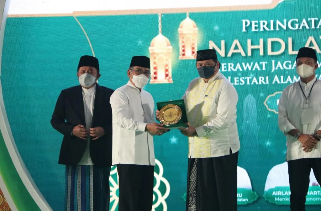 Menyongsong Satu Abad Nahdlatul Ulama, Menko Airlangga : NU Berperan Penting dalam Penanganan Covid-19