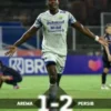 Lanjutan Liga 1 Indonesia, Persib Bandung Berhasil Kalahkan Arema FC Skor 2-1