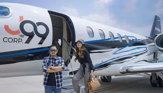 Waduh! Ternyata Juragan 99 Sewa Jet Pribadi, Bukan Dibeli!