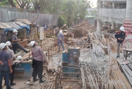 Penyebab Crane Ambruk yang Timpa Pekerja Proyek Masih Diselidiki Polisi