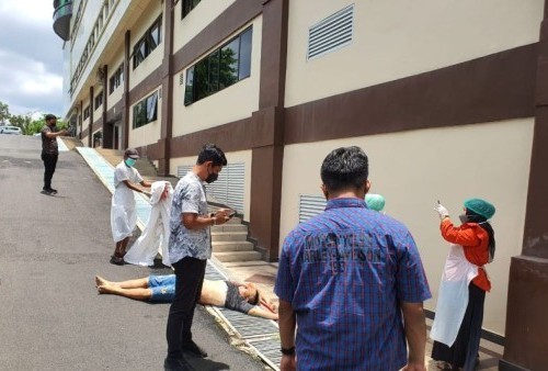 Pria Nekat Terjun dari Lantai 7, Diduga Depresi Ditinggal Abang Meninggal