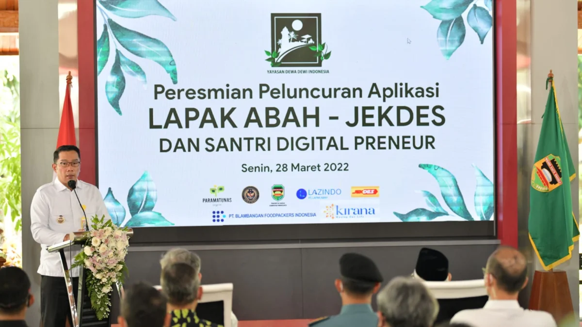 Wapres dan Gubernur Jabar Luncurkan Lapak Abah - Ojek Desa di Purwakarta