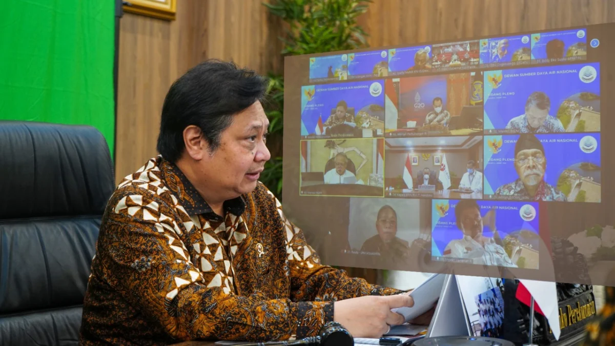 Menko Airlangga Harapkan Pengelolaan Sumber Daya Air Nasional Bisa Mendukung Pengentasan Kemiskinan Ekstrim