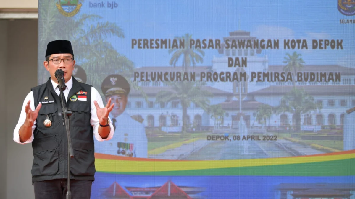 Krisis Kenaikan Bahan Pokok, Ridwan Kamil Luncurkan Program Aplikasi Sapawarga