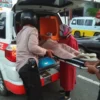 Sepeda Motor Menabrak Becak, Satu Pengemudi Meninggal Dunia