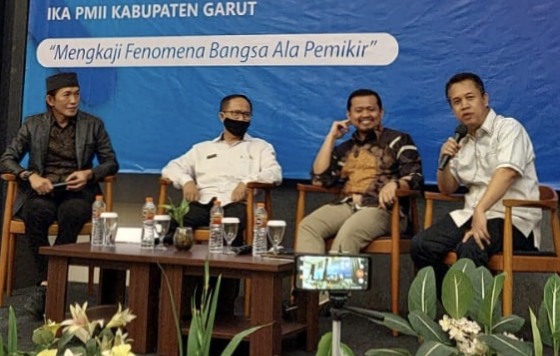 Dadan Hidayatullah Hadiri Harlah PMII Garut