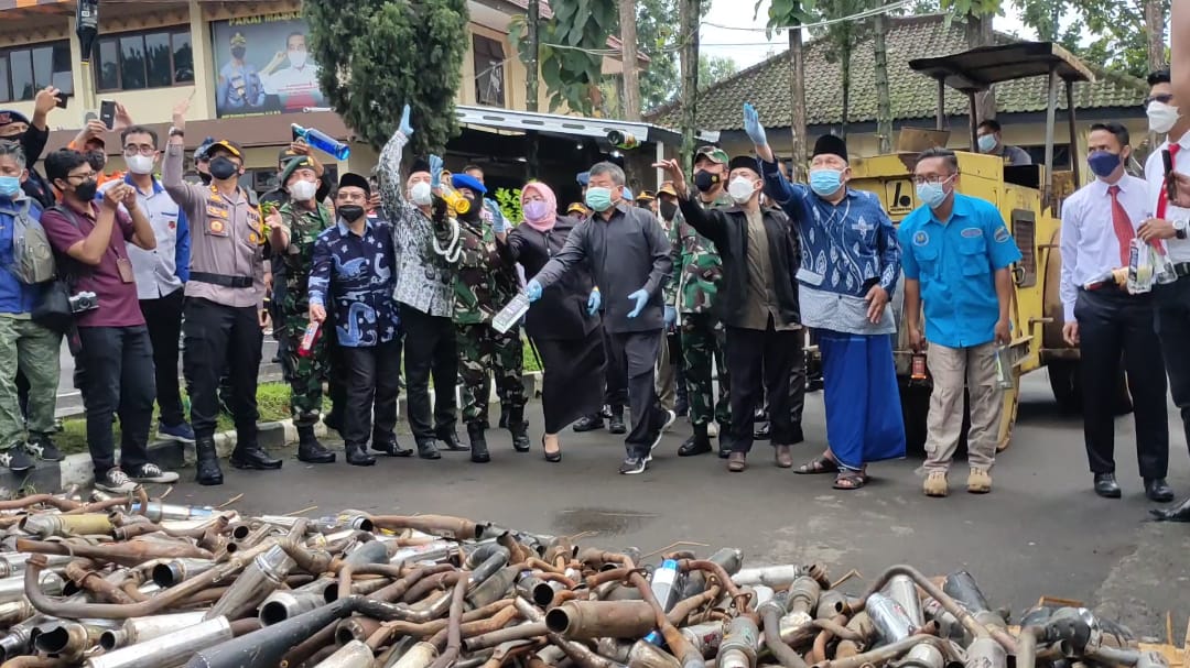 Miras dan Knalpot Bising Jadi Musuh Bersama, Bupati Garut Akan Tindak yang Gaung-gaungan