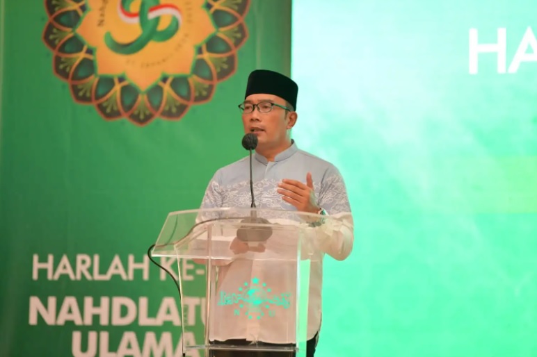 Hadiri Harlah NU Ke 99, Ridwan Kamil Sampaikan Pesan Ke PWNU Jabar untuk Tingkatkan Digitalisasi