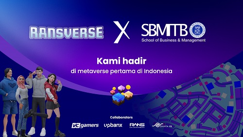 SBM ITB Akan Hadir di Metaverse, Penjualan Lahan RansVerse Resmi dibuka untuk Publik