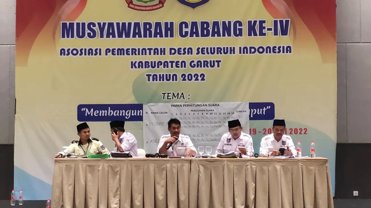 Oban Sobana Terpilih Menjadi Ketua APDESI Kabupaten Garut Periode 2022 – 2027