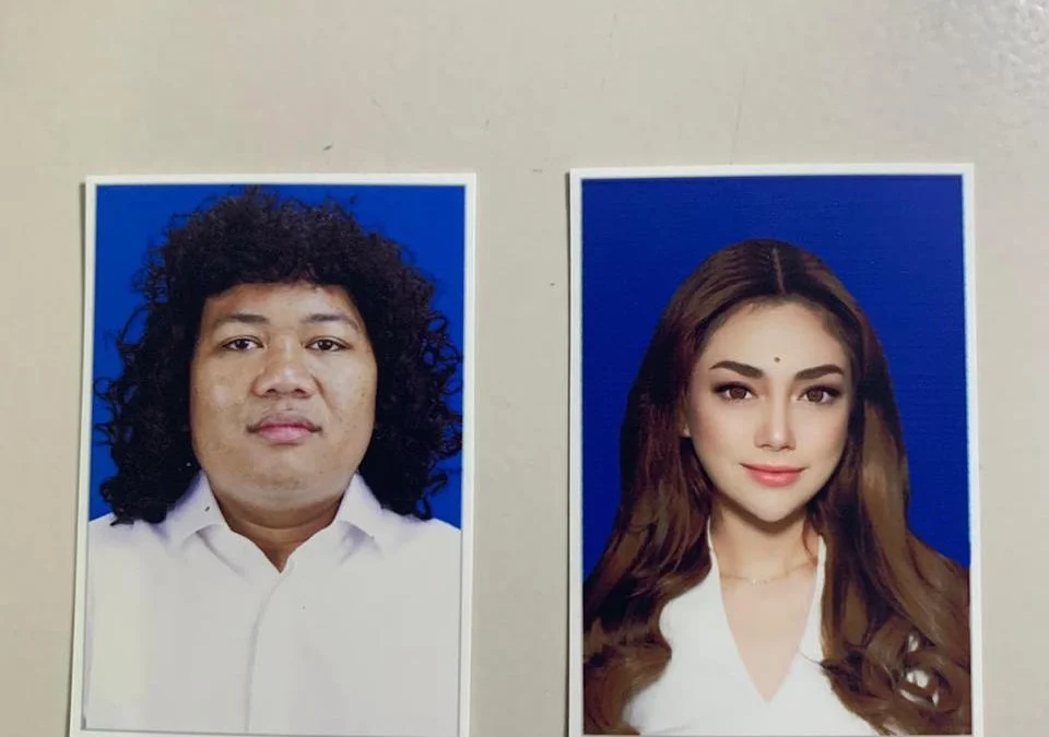 Celine Dan Marshel Unggah Pasfoto Dengan Latar Biru, Marshel: Sicantik Milik Si Pemberani