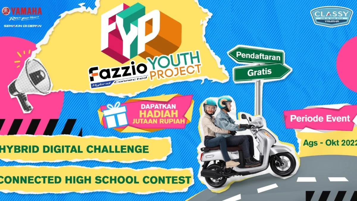 Gelar Fazzio Youth Project di Seluruh Indonesia, Yamaha Ajak Para Generasi Muda