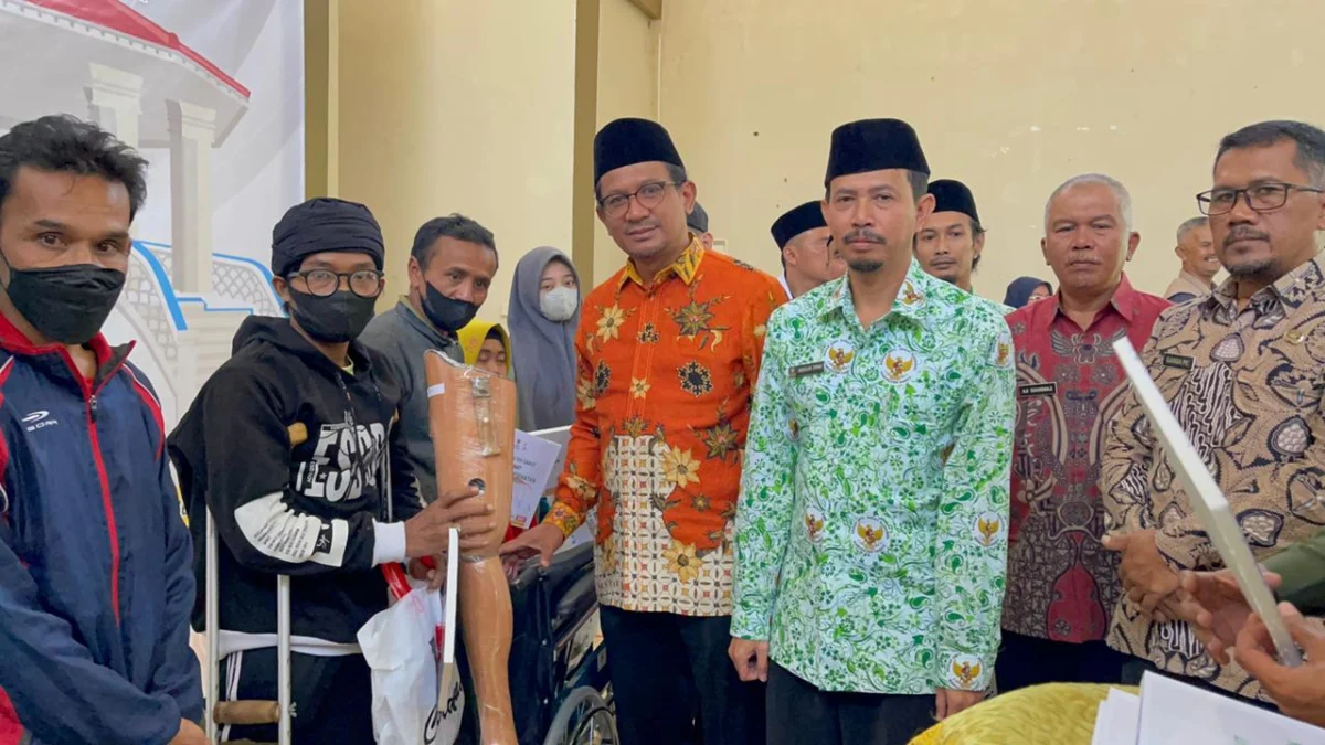 BAZNAS Garut Berikan Kaki dan Tangan Palsu, Berikan Kemerdekaan Pada Penyandang Disabilitas