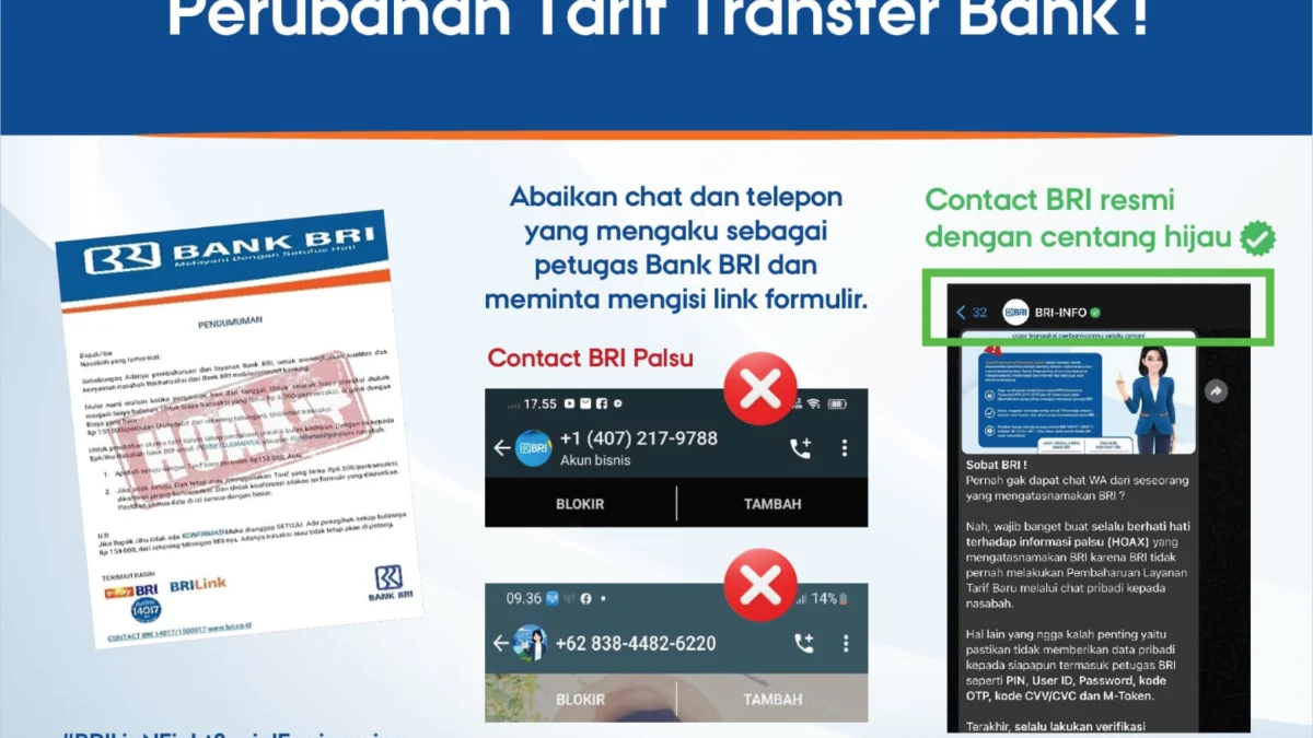 Beredar Link Palsu Kenaikan Tarif Transaksi, Nasabah Bank Diimbau Waspada dan Terapkan Langkah Ini