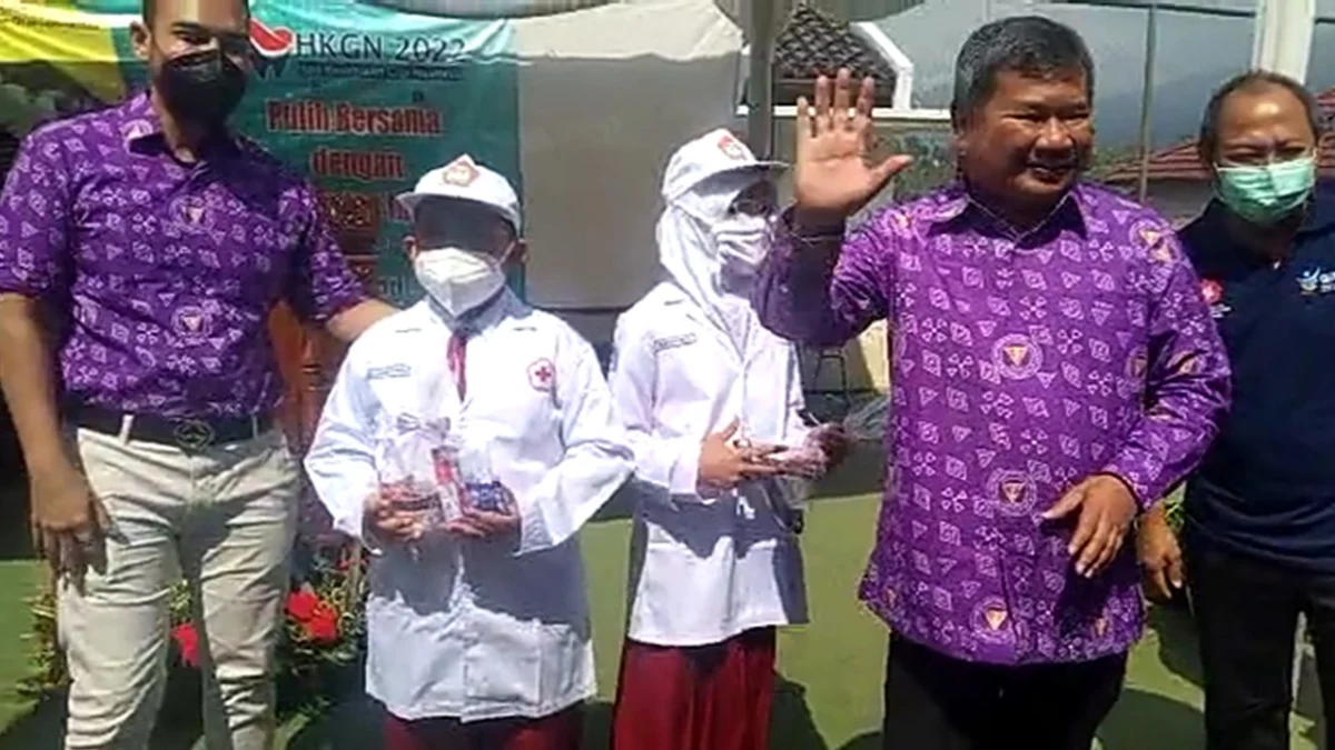 SDIT Darul Abror Dipilih Menjadi Tempat Gosok Gigi Massal oleh Pemkab Garut