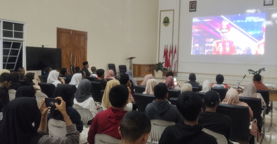 SMKN 2 Garut Gelar Nobar, Do'akan Pasheman90 Masuk Final dan Juara