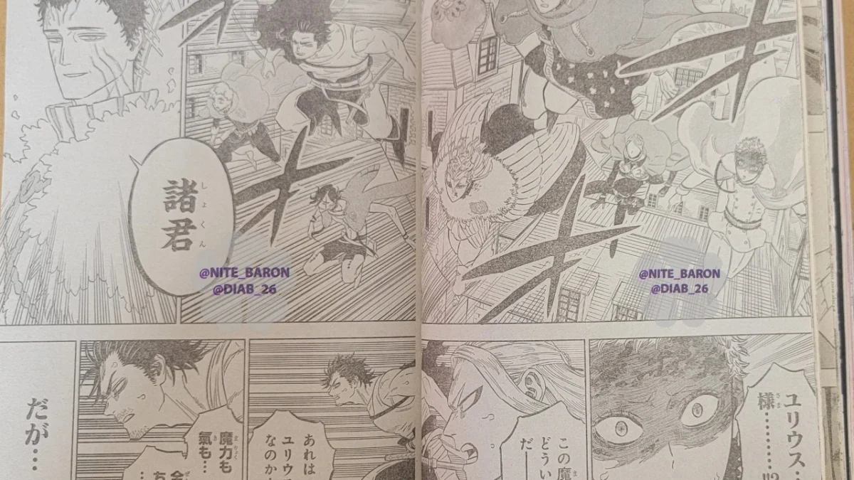 Spoiler Black Clover 336, Lucius Diapit Oleh 4 Bayangan?