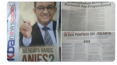 Demokrat Yakin Bawaslu Tolak Laporan Terhadap Anies Baswedan Terkait Tabloid