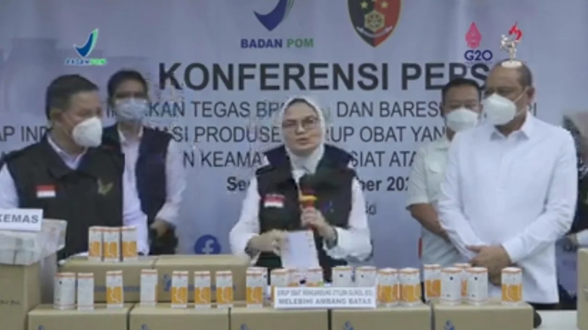 Obat Sirup Mengandung Etilen Glikol, BPOM dan Bareskrim Tempuh Langkah Ini