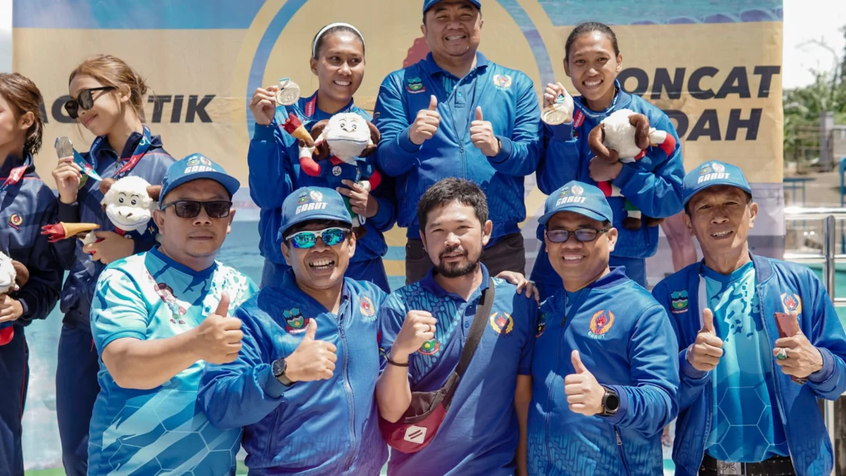 Loncat Indah Putri Sumbang Emas Pertama Untuk Garut di Porprov Jabar XIV