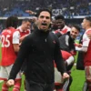 Pelatih Arsenal Mikel Arteta.-Arsenal-