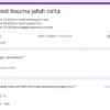 Link Tes Ujian Trauma Jatuh Cinta yang viral di medsos