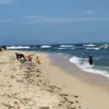 Pantai Karang Papak yang berlokasi di Kecamatan Cikelet posisinya bersebelahan dengan pantai Santolo. Pemandangannya juga indah.