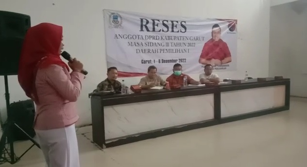 Yudha Puja Turnawan Anggota DPRD Garut Fraksi PDI Perjuangan Dapil I melaksanakan reses di Desa Suci Kecamatan Karangpawitan