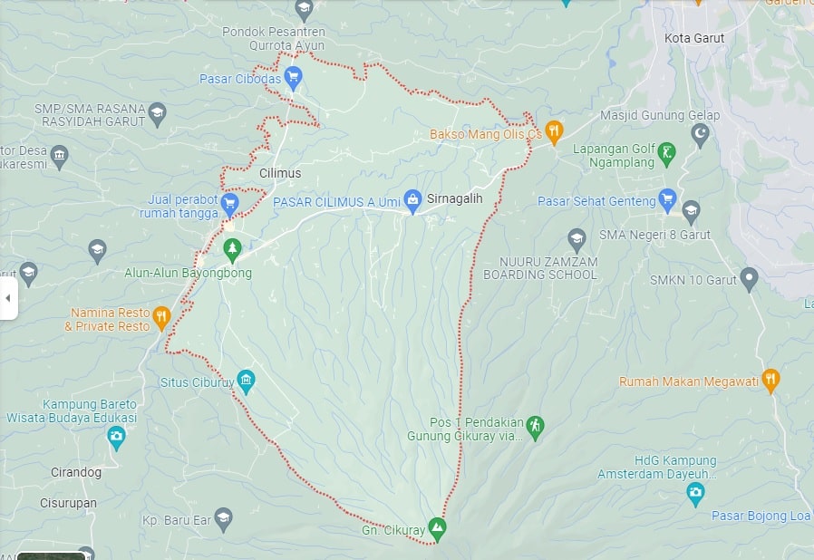 Jumlah Desa/Kelurahan di Kecamatan Bayongbong