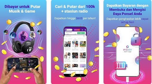 Hanya Mendengarkan Musik Di Aplikasi Penghasil Uang Mode Earn Cash