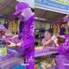 Video TikTok Beli Sayur Serba Ungu Banjir Komentar Netizen