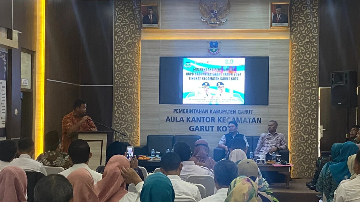 Yudha Puja Turnawan Anggota DPRD Garut diundang jadi narasumber dalam Musrenbang di Kecamatan Garut Kota