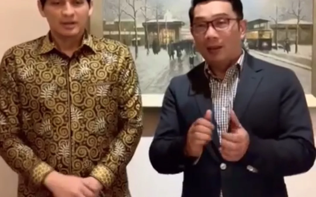 Lucky Hakim ketemu Ridwan kamil