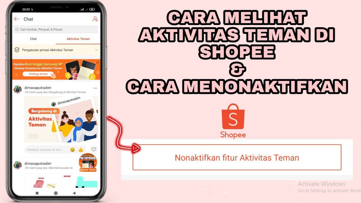 Cara Cepat Melihat Aktivitas Teman di Shopee? Jadi Tahu Privasi Teman Dekat