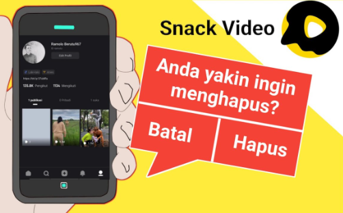 Cara Menghapus Video Di Snack Video Permanen Dengan Mudah!