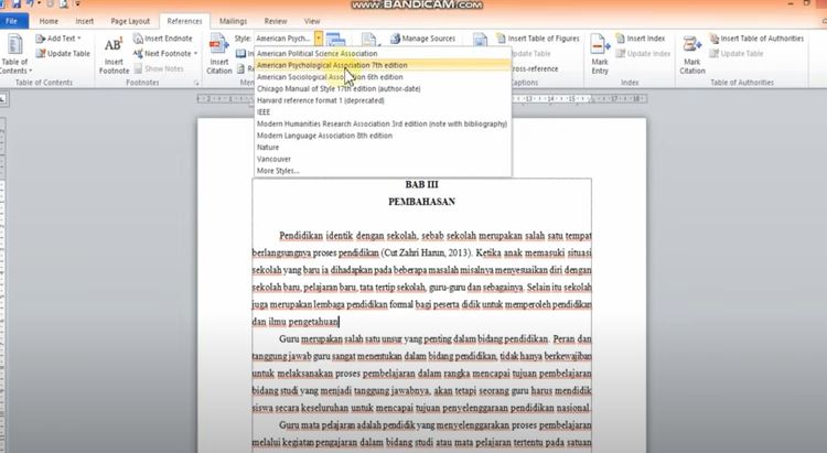 Versi Terbaru 2023Trik Menggunakan Mendeley di Word