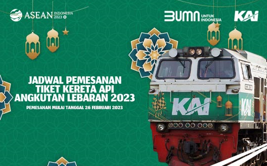 Kereta Api Lebaran 2023 Sudah Bisa Dipesan, Begini Cara Pesannya