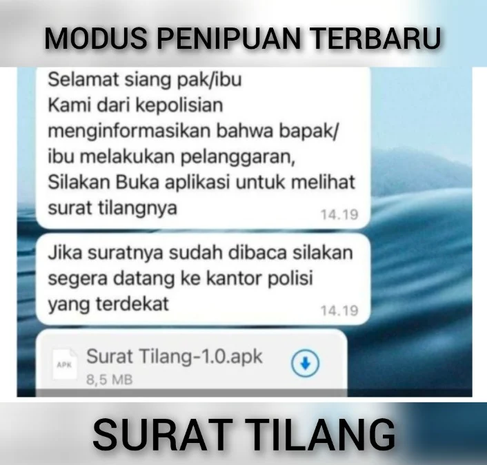 Hati-Hati! Modus Baru Penipuan Surat Tilang di WhatsApp, Saldo Bank Bisa Disedot Habis