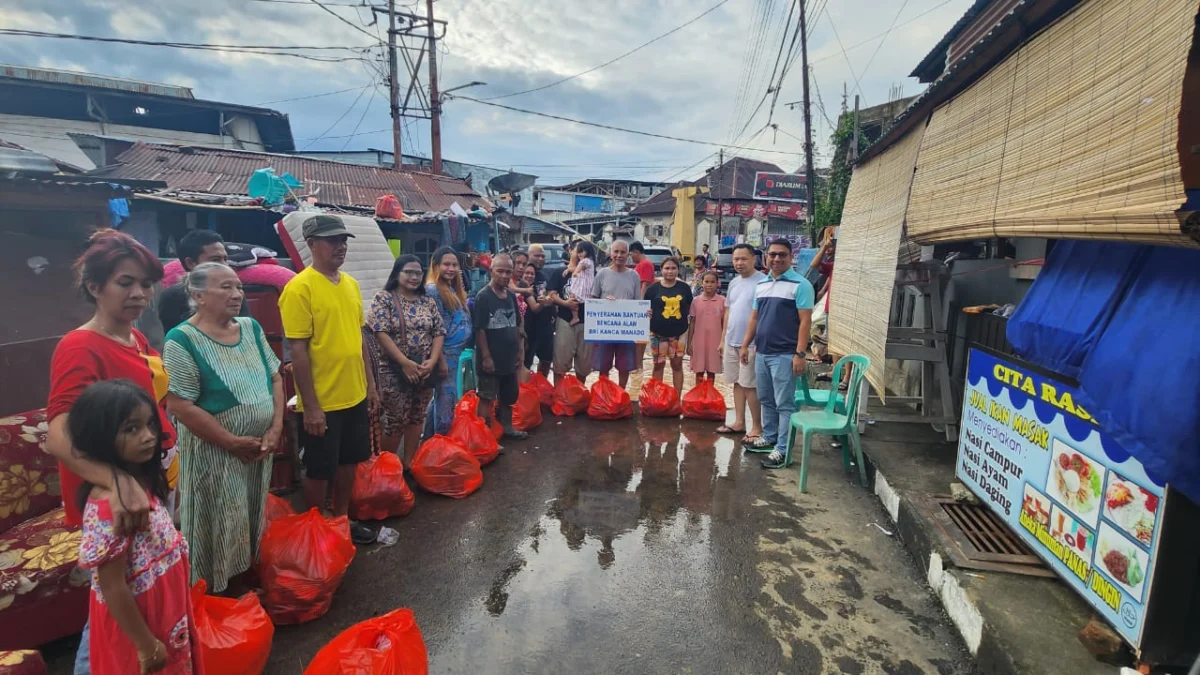 Tanggap Bencana Banjir Manado, BRI salurkan Bantuan Bagi Warga Terdampak