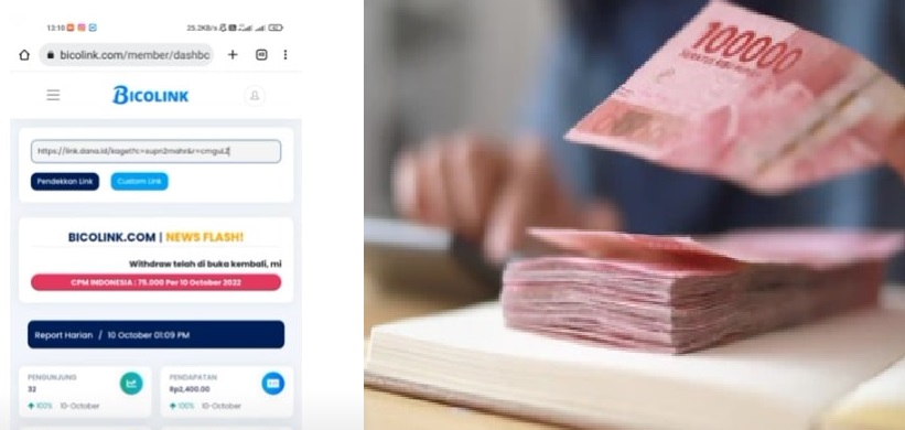 Cara Mendapatkan Saldo Dana dengan situs Bicolink yang sudah terbukti membayar
